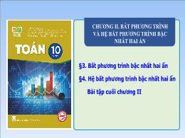 Bài giảng môn Toán Lớp 10 sách Kết nối tri thức - Chương II - Bài: Bài tập cuối chương II